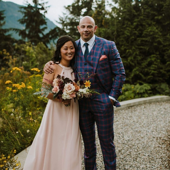 Blush Pink Bridesmaid Dresses - Picture 4 of 6